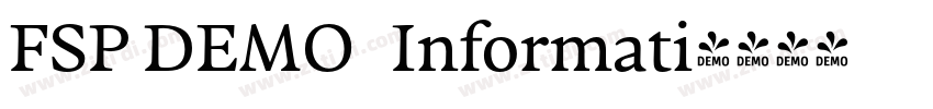 FSP DEMO   Informati字体转换